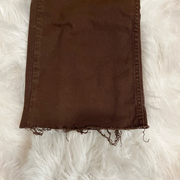 Stradivarius Faded Brown Flare Jeans - Picture 5 of 5